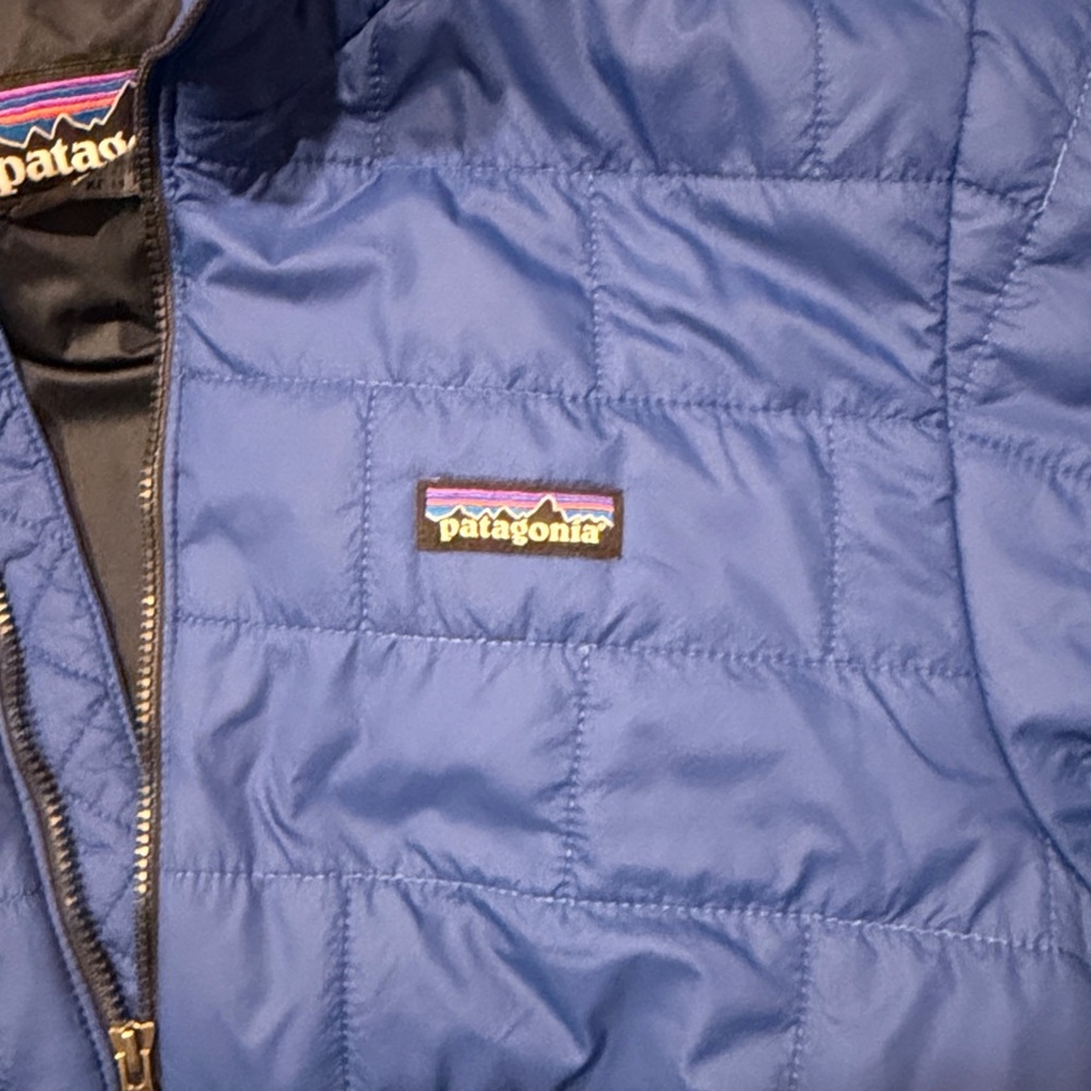 Patagonia Kids Blue Puffer Jacket